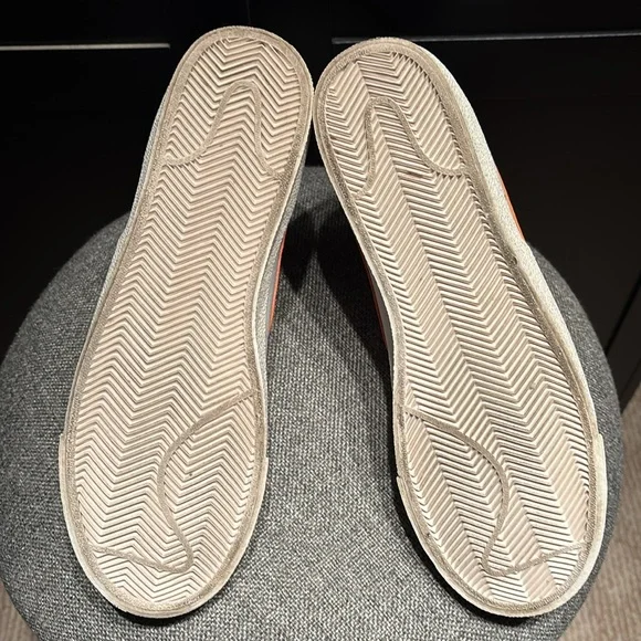 Nike Blazer Mid ‘77 Vintage Mens 9 Women’s 10.5 Orange-White-Sail - Picture 7 of 8